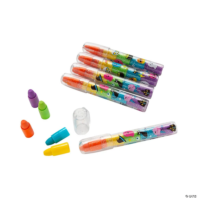 Halloween Glitter Stackable Erasers