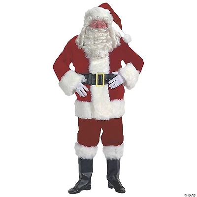 Men's Deluxe Velvet Santa Suit Costume