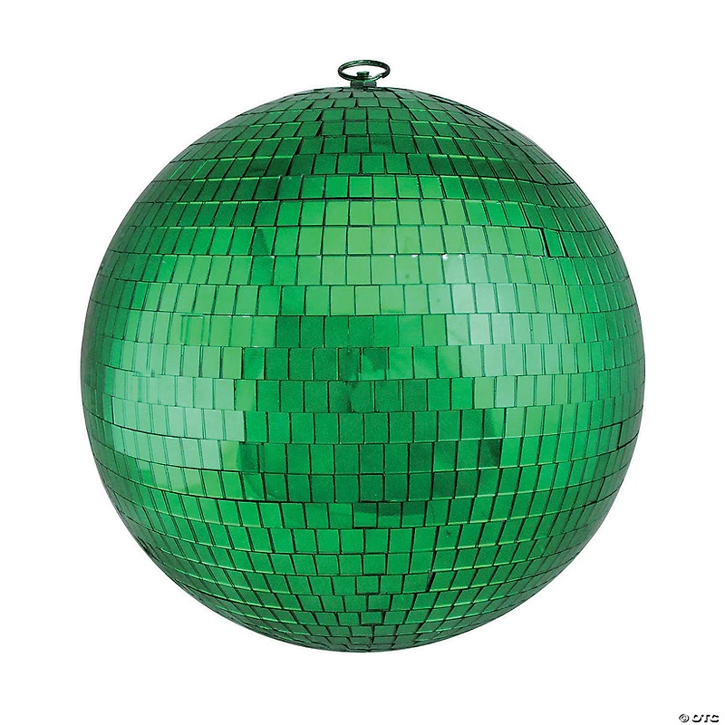 Northlight Green Mirrored Glass Disco Christmas Ball Ornament 12" (300mm)