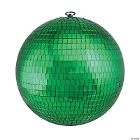 Northlight Green Mirrored Glass Disco Christmas Ball Ornament 12" (300mm)