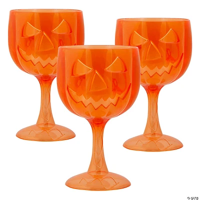 Jack-O’-Lantern Plastic Goblets - 6 Pc.