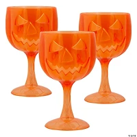 Jack-O’-Lantern Plastic Goblets - 6 Pc.