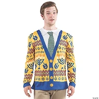 Men's Ugly Hanukkah Sweater T-Shirt Costume