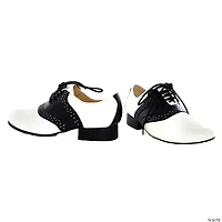 Women's Black & White Saddle Shoes