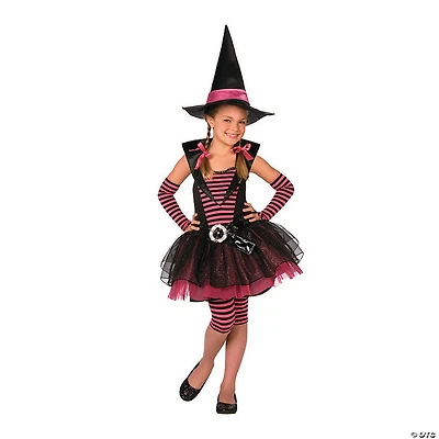 Girl’s Stripey Witch Costume