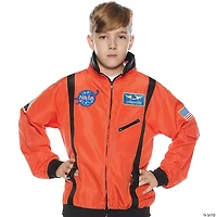 Kid’s Orange Astronaut Jacket Halloween Costume