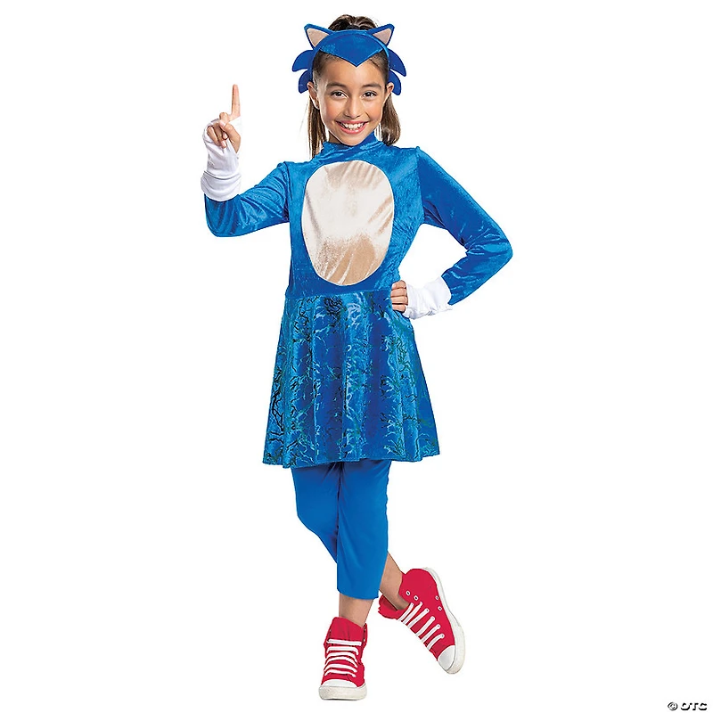 Girl's Sonic Movie Costume