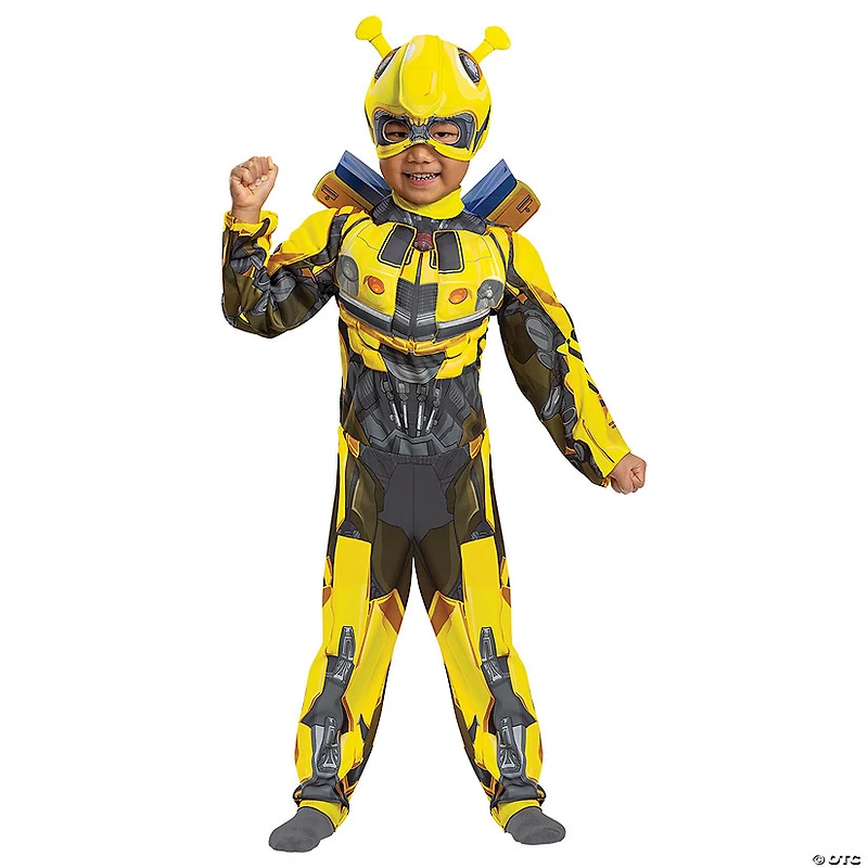 Toddler Classic Muscle Transformers Bumblebee T7 Costume