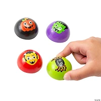 1 1/2" Bulk 48 Pc. Halloween Characters Pull-Back Plastic Racing Toys