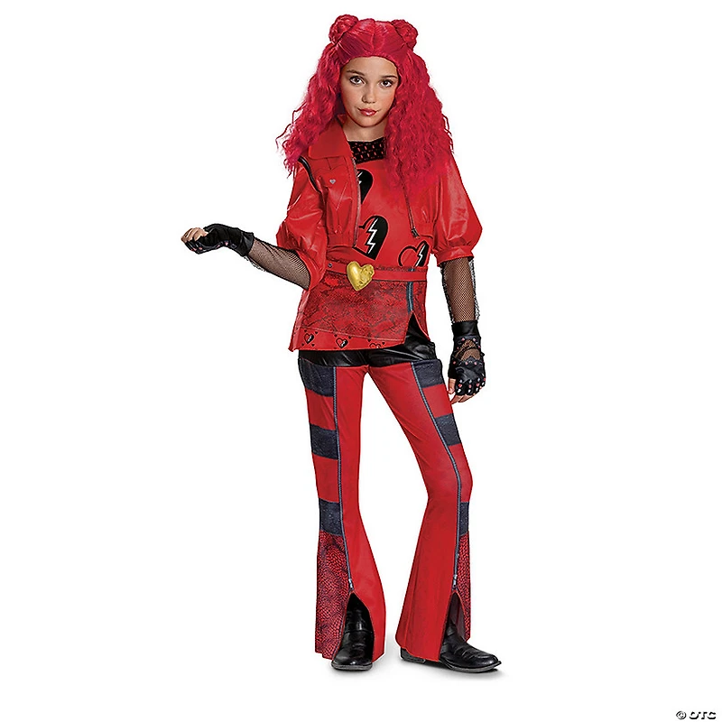 Girl’s Deluxe Disney’s Descendants 4: The Rise of Red Princess Red Costume