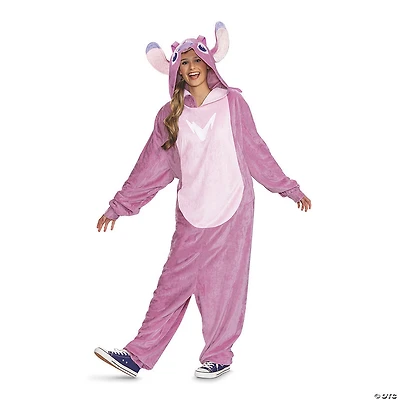 Adults Disney's Lilo & Stitch Angel Jumpsuit Costume