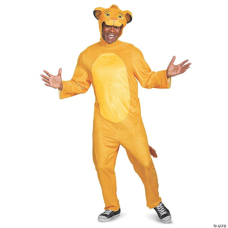 Adults Disney's Lion King Simba Jumpsuit Costume