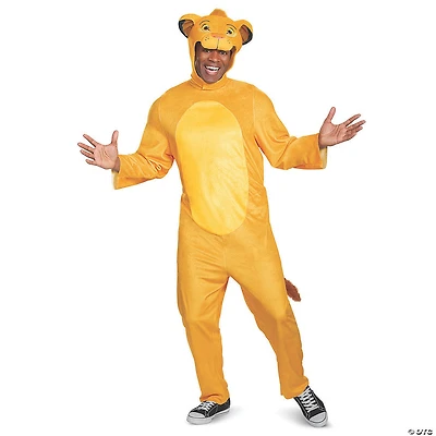 Adults Disney's Lion King Simba Jumpsuit Costume
