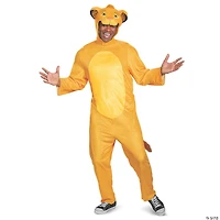 Adults Disney's Lion King Simba Jumpsuit Costume