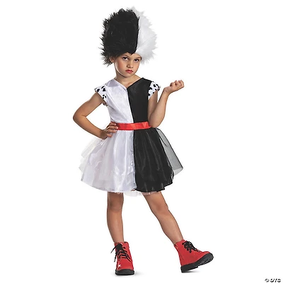 Girl's Baby Classic Disney's 101 Dalmatians Cruella Costume