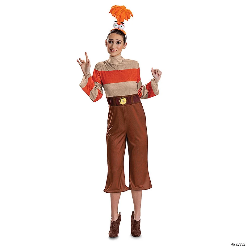 Women’s Deluxe Disney/Pixar Inside Out 2 Orange Anxiety Costume