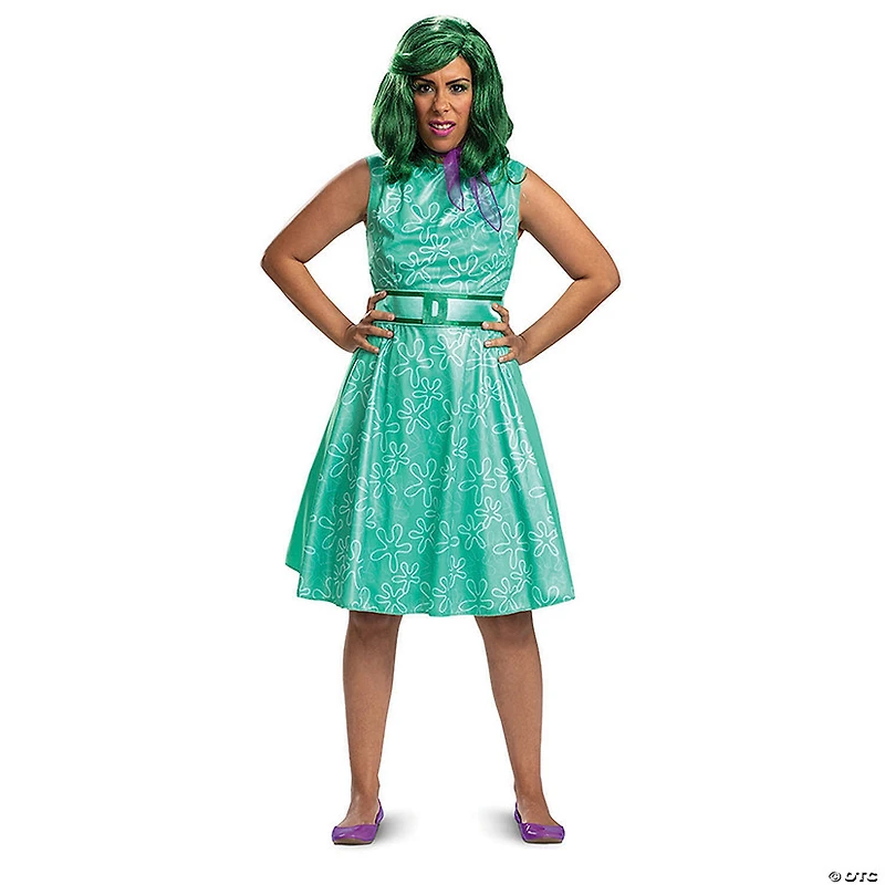 Women’s Classic Disney/Pixar Inside Out 2 Green Disgust Costume