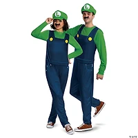 Adults Classic Elevated Super Mario Bros™ Luigi Costume