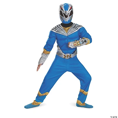 Kids Classic Power Rangers™ Cosmic Fury Blue Ranger Muscle Costume