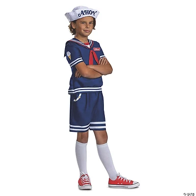 Tween Classic Stranger Things™ Steve Scoops Ahoy Costume