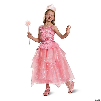 Girl’s Deluxe Wicked™ Glinda the Good Witch Pink Dress Costume