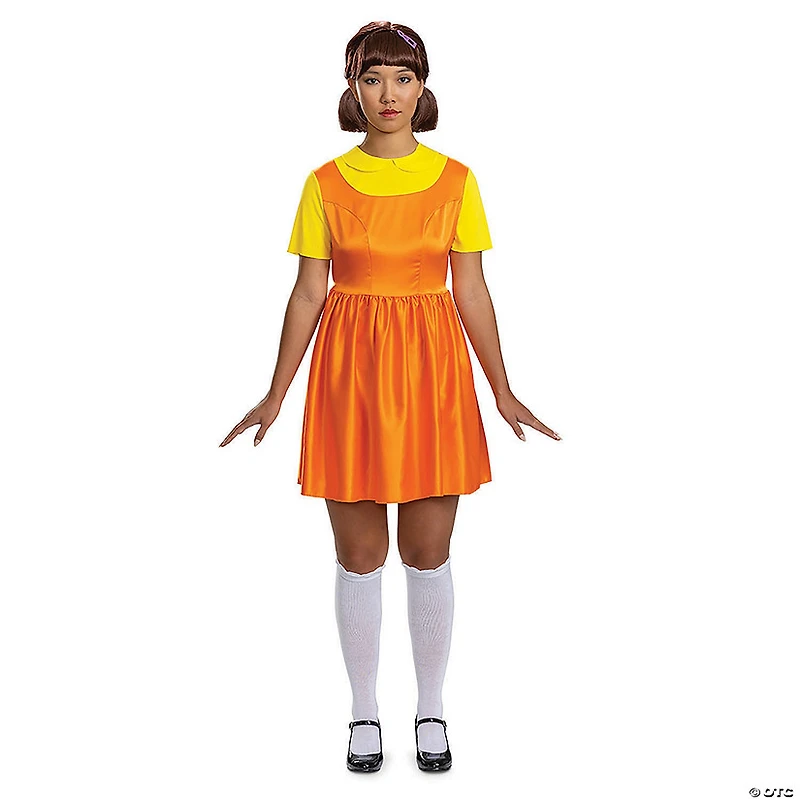 Adults Squid Game™ Red Light Green Light Young-hee Doll Costume