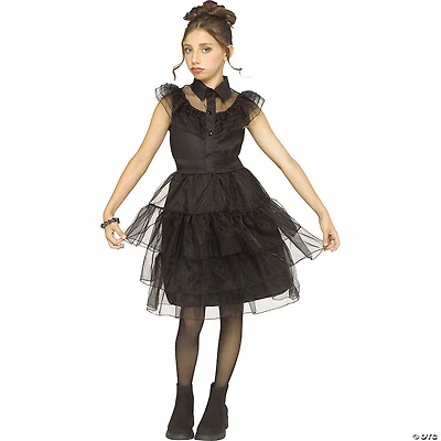 Girl’s Black Polyester Gothic Beauty Costume