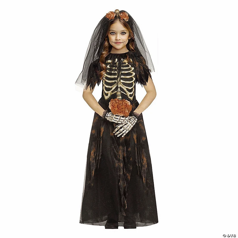 Girl’s Bones Bride Halloween Costume