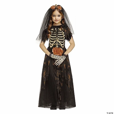 Girl’s Bones Bride Halloween Costume