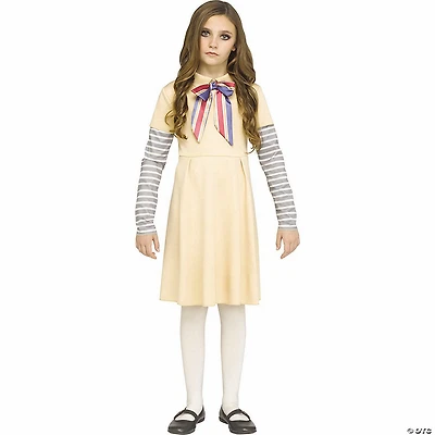 Girl’s Multicolored Polyester A.I. Doll Dress Costume