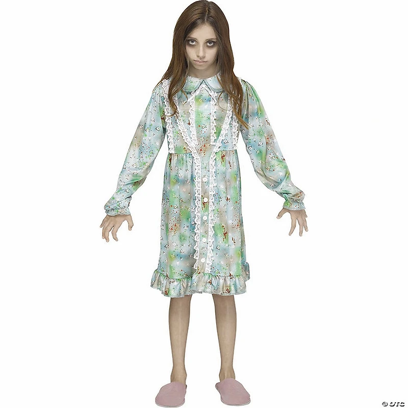 Girl’s Multicolored Polyester Nightmare Nightgown Costume