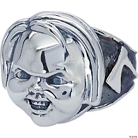 Child’s Play™ Chucky Face Sterling Silver Ring