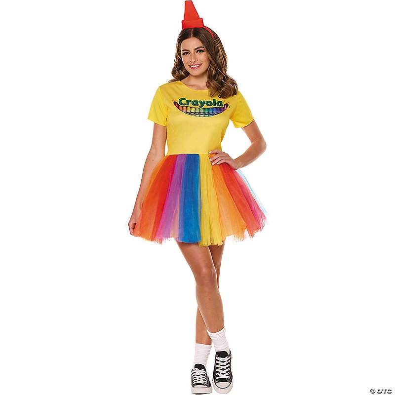 Women’s Crayola® Box Multicolored Dress Costume