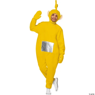 Adults Teletubbies™ Yellow Laa-Laa Polyester Jumpsuit Costume