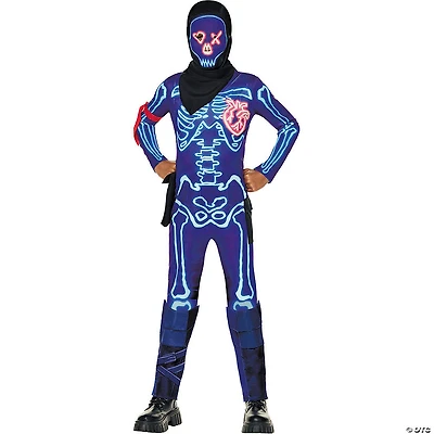 Kids Fortnite Polyester Jumpsuit Party Trooper Costume