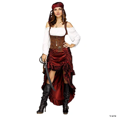 Women’s Multicolor Pirate Queen Costume