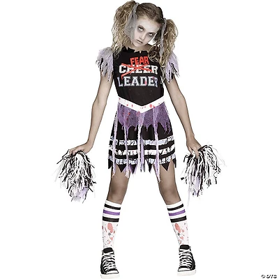 Girl’s Zombie Fearleader Cheer Costume