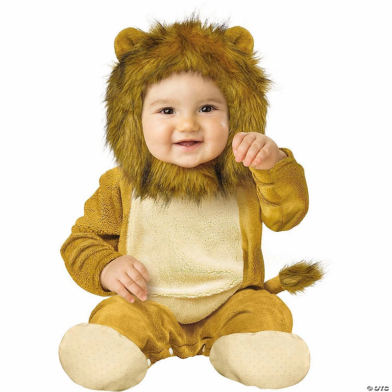 Baby Brown Jumpsuit Cuddly Lion Costume