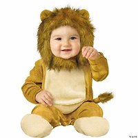 Baby Brown Jumpsuit Cuddly Lion Costume