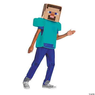 Kids Classic Minecraft™ Steve Pop-Out Costume