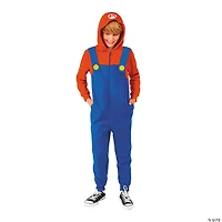 Kids Super Mario Bros.™ Mario Hooded Onesie Costume