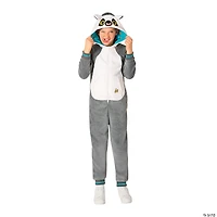 Kids Lemur Hooded Onesie Costume