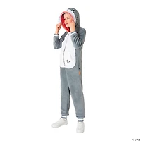 Kids Shark Hooded Onesie Costume