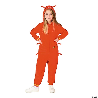 Kids Lobster Hooded Onesie Costume