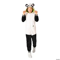 Kids Panda Hooded Onesie Costume