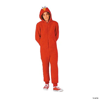 Kids Sesame Street® Elmo Hooded Onesie Costume