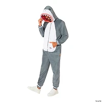 Adults Shark Hooded Onesie Costume