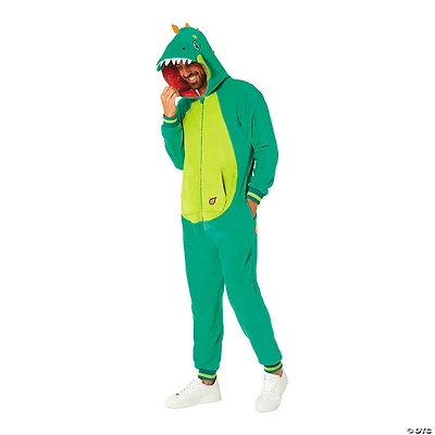 Adults Dinosaur Hooded Onesie Costume