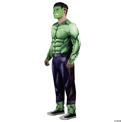 Adults Qualux Marvel Hulk Jumpsuit Costume