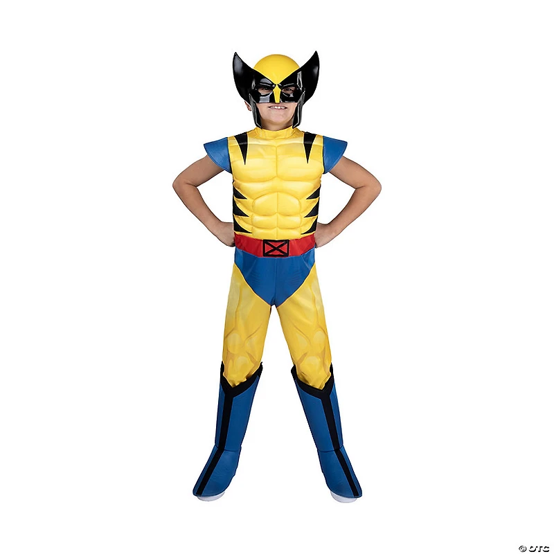 Kids Qualux X-Men '97™ Wolverine Jumpsuit Costume